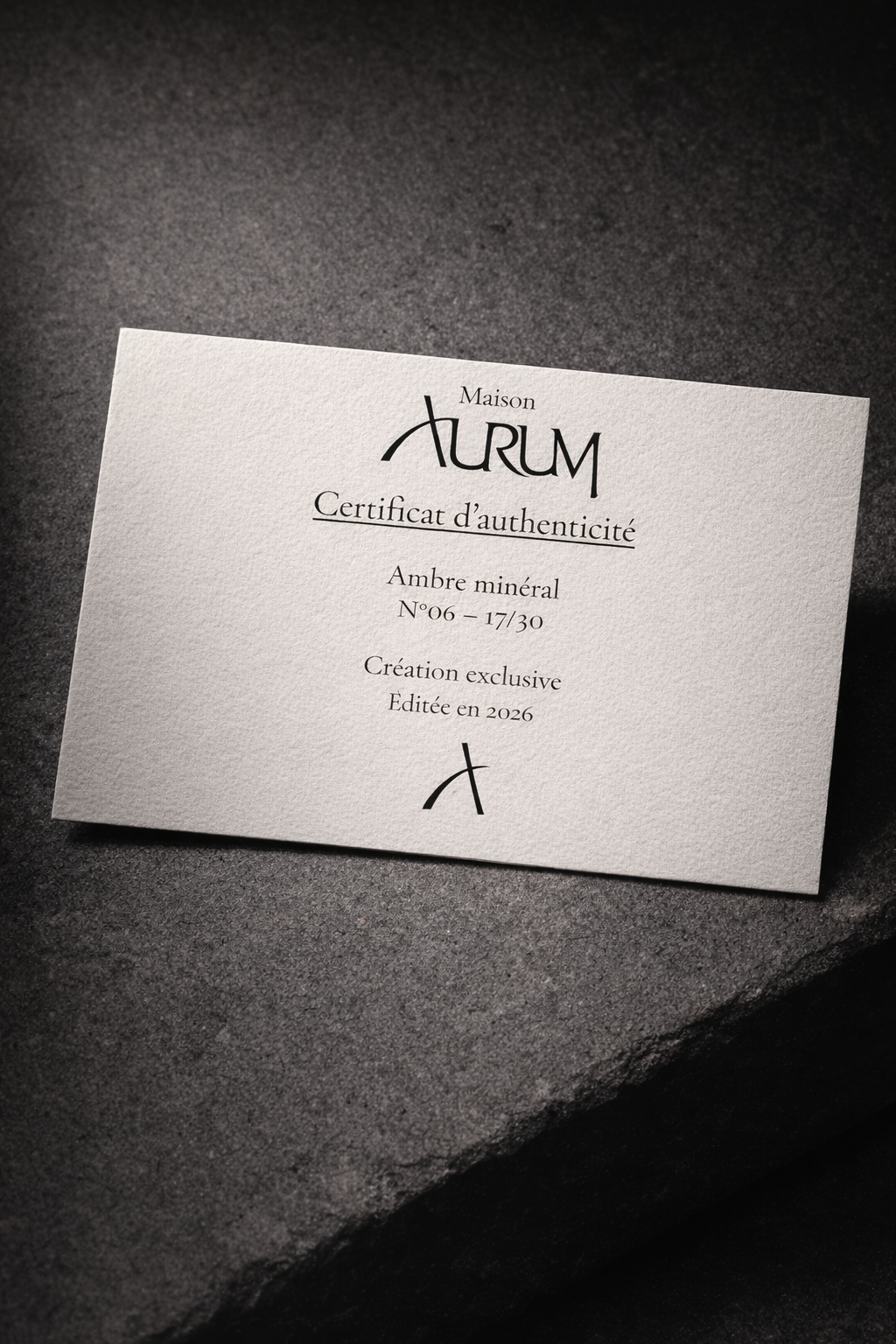 AURUM Certificat